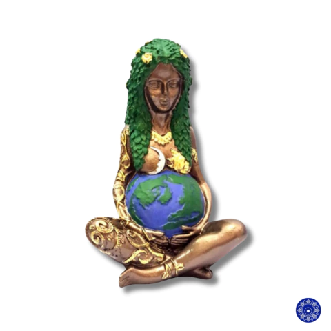 Enfeite de Resina Gaia Castor Marrom M 14cm