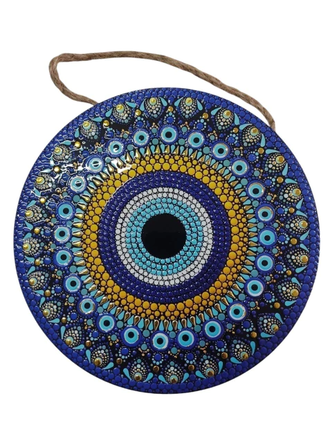 Mandala Decorativa de Porcelana Olho Grego - comprar online