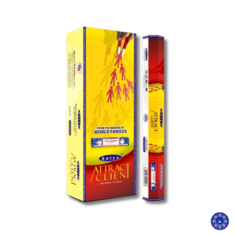 Incenso Indiano Satya Hexagonal Atrair Cliente