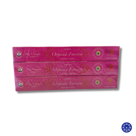 Incenso Massala Shankar Series Orquídea Francesa