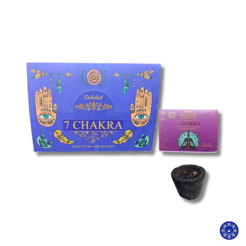 Incenso Goloka Defumador 7 Chakras