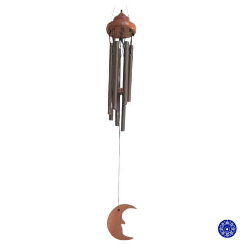 Sino dos Ventos Metal Lua