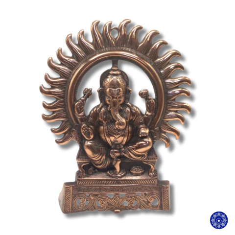 Mascara Ganesha na Folha 22x14