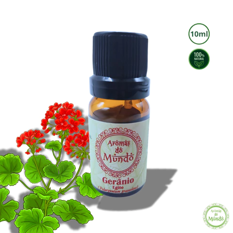 Óleo Essencial Aromas do Mundo Gerânio 10ml