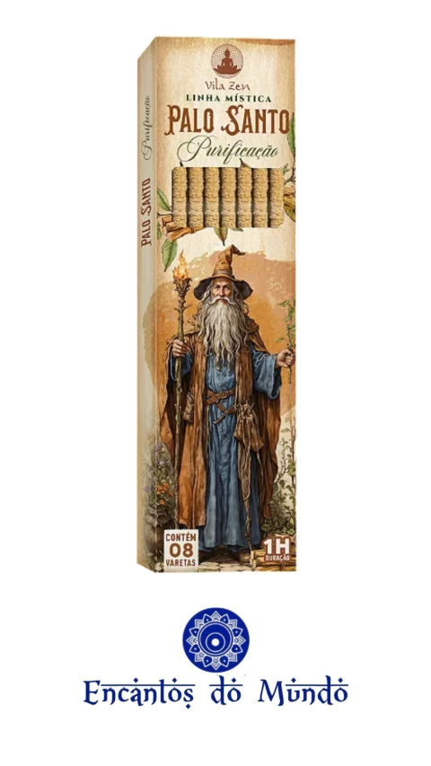 Incenso Natural Vila Zen Linha Mística - Palo Santo