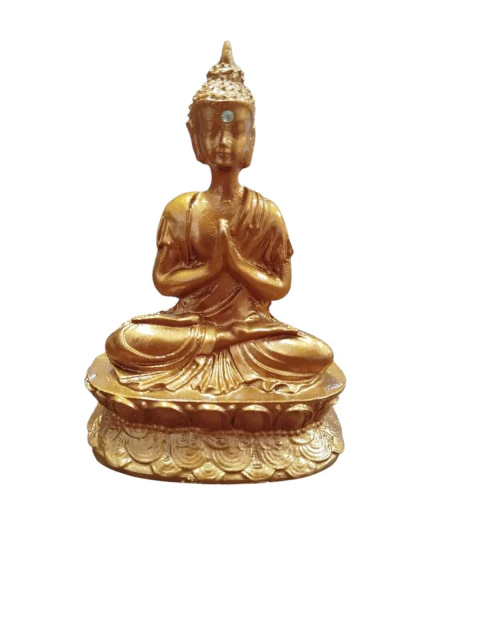 BUDA MEDITANDO C/ CRISTAL