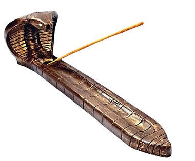 Incensário Serpente Canaleta 7,5x26,5cm - comprar online