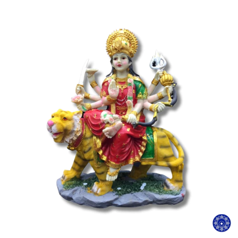 Enfeite de Resina Deusa Durga 25cm