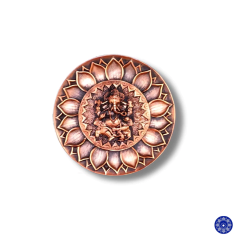 Incensário De Resina Bronze Ganesha