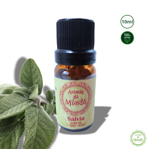Óleo Essencial Aromas do Mundo Sálvia Branca 10ml