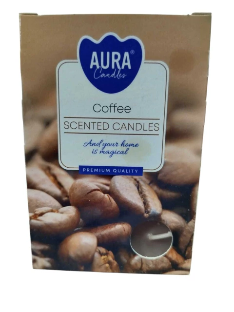 Velas aromáticas com 6un - Coffe (Café)