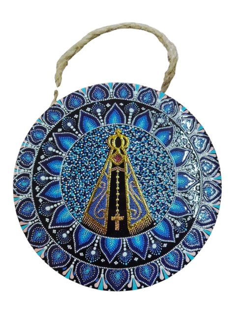 Mandala Decorativa de Porcelana Nossa Senhora Aparecida - comprar online