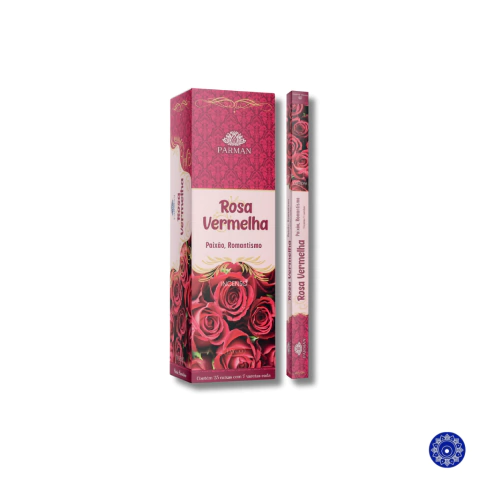 Incenso Indiano Parman Rosa Vermelha