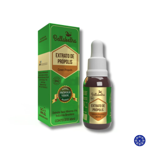 Extrato de Própolis Verde 30ml - Extrato Seco Mínimo 11% Gotas