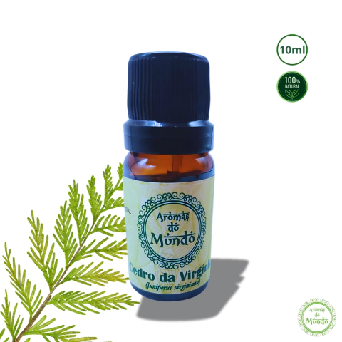 Óleo Essencial Aromas do Mundo Cedro 10ml