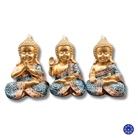 Enfeite de Resina Buda 11cm