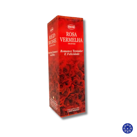 Incenso Indiano Hem Rosa Vermelha