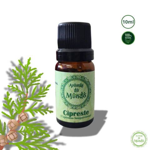 Óleo Essencial Aromas do Mundo Cipreste 10ml