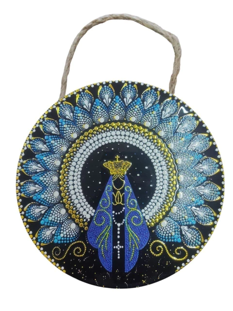 Mandala Decorativa de Porcelana Nossa Senhora Aparecida - comprar online