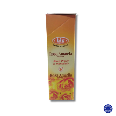Incenso Indiano Bic Rosa Amarela