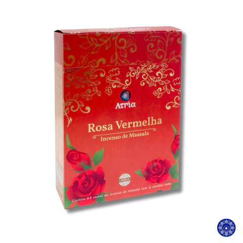 Incenso Massala Atria Rosa Vermelho