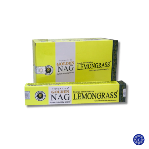 Incenso Massala Golden Nag Capim Limão