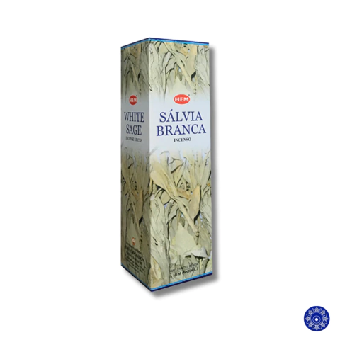 Incenso Indiano Hem Salvia Branca