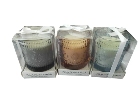 Vela perfumada Âmbar e Patchouli