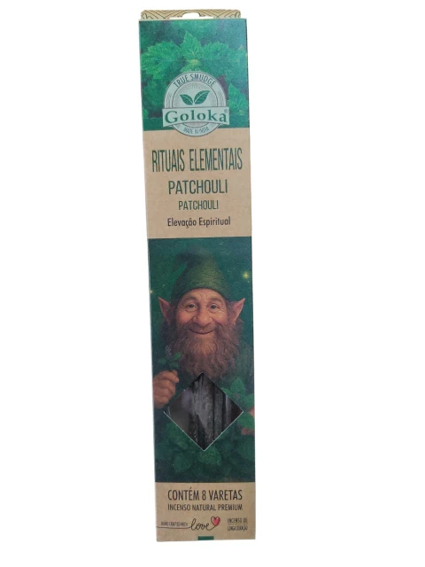 Incenso Goloka Natural Premium Linha Rituais Elementais - Patchouli - comprar online