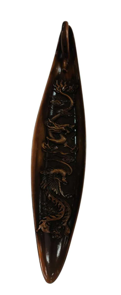 Porta Incenso Metal Dragão 3 Furos Marrom - comprar online