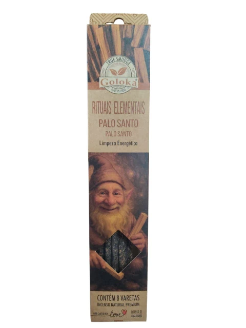 Incenso Goloka Natural Premium Linha Rituais Elementais - Palo Santo - comprar online
