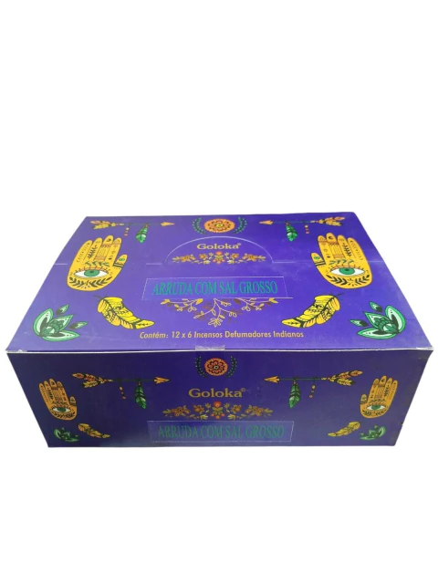 Incenso Goloka Defumador Arruda c/ Sal Grosso - comprar online