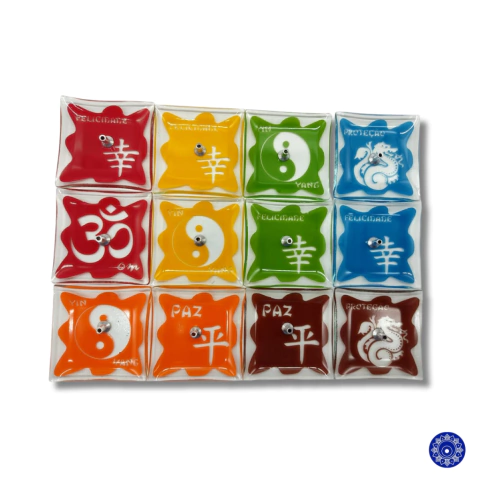 Conjunto Incensário de Vidro Vertical C/12