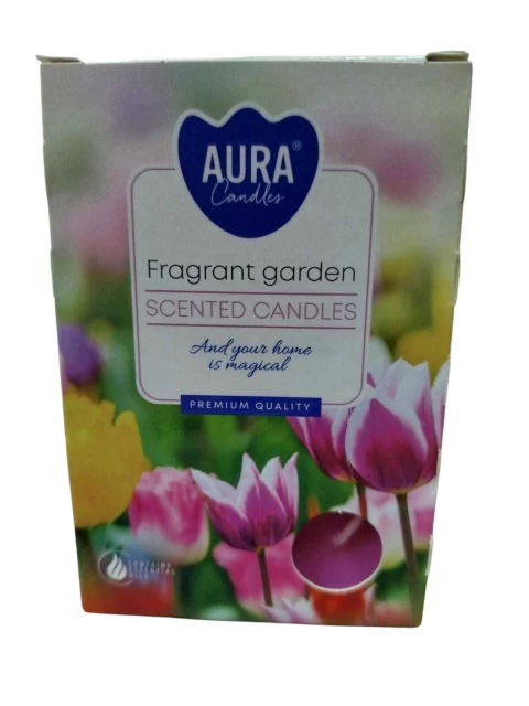 Velas aromáticas com 6un - Fragrant Garden (Jardim Perfumado)