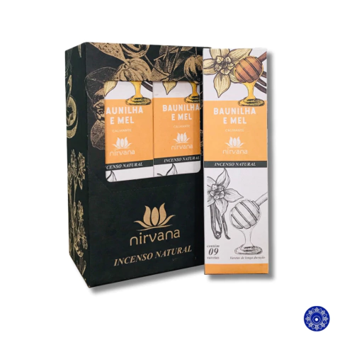 Incenso Natural Nirvana Baunilha e Mel
