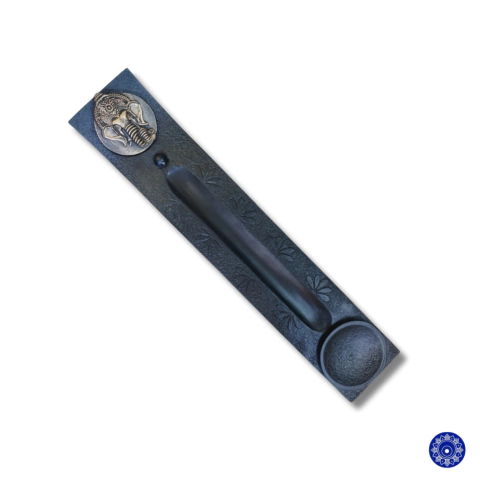 Incensário Porta Velas de Resina Ganesha