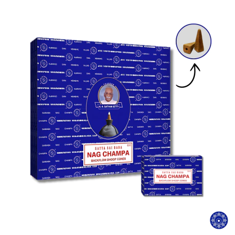 Incenso Satya Cone Cascata Backflow NagChampa