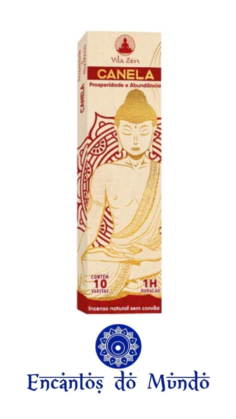 Incenso Natural Vila Zen Linha Buda - Canela - comprar online