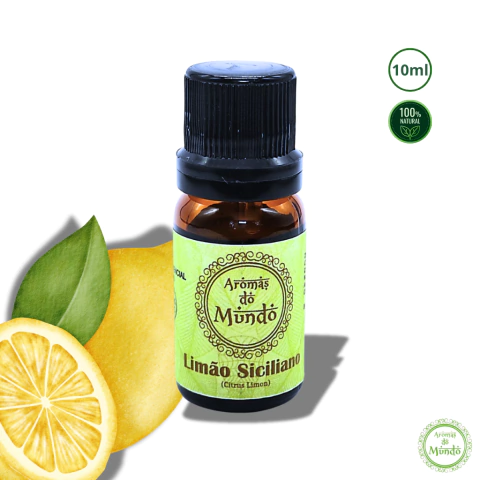 Óleo Essencial Aromas do Mundo Limão Siciliano 10ml