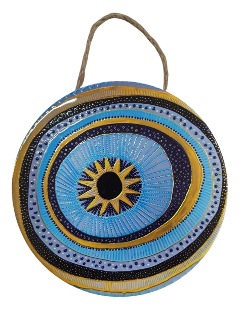Mandala Decorativa de Porcelana Olho Grego - comprar online