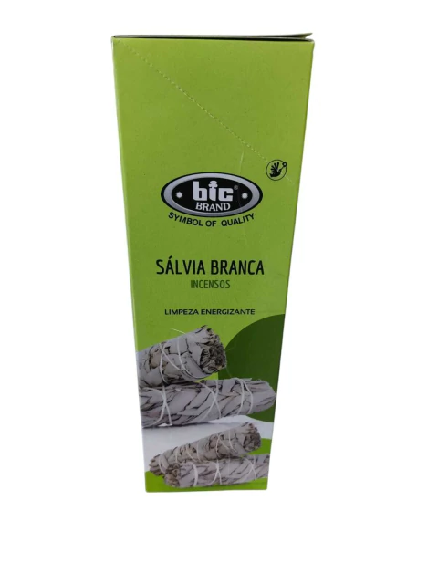 Incenso Indiano Bic Sálvia Branca - comprar online