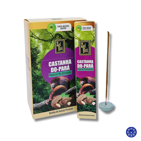 Incenso Massala Zedblack Amazonas Castanha do Pará