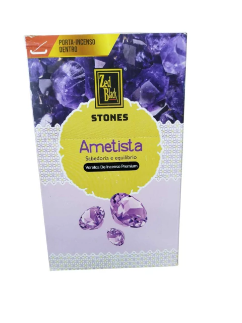 Incenso Massala Especial Zed Black Stones - Ametista - comprar online