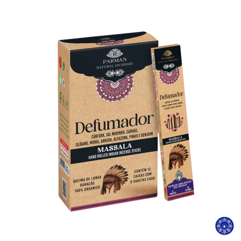 Incenso Massala Organico Parman Defumador