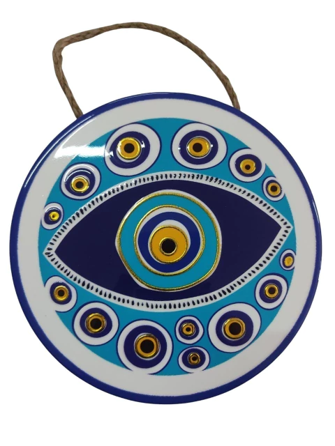 Mandala Decorativa de Porcelana Olho Grego - comprar online