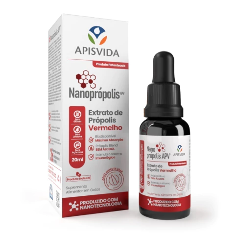 Nanoprópolis Vermelho 20ml – 30% Extrato Seco Mínimo - comprar online