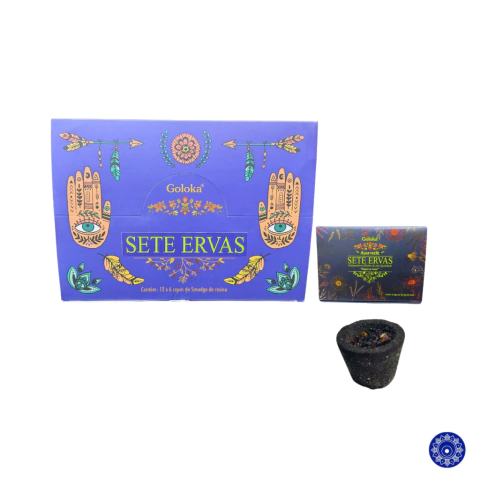 Incenso Goloka Defumador Sete Ervas