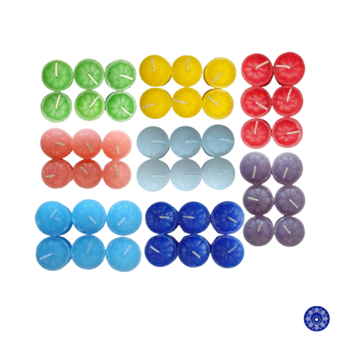 Vela de Recho Pacote C/06 Cores Variadas