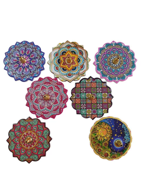 Incensários mini mandala de porcelana diversos - comprar online