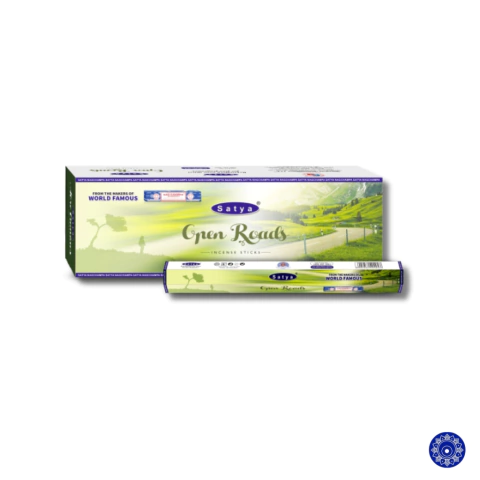 Incenso Indiano Satya Hexagonal Estradas Verdes